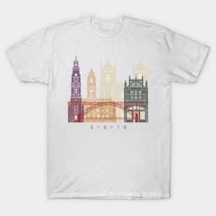 Oporto skyline poster T-Shirt